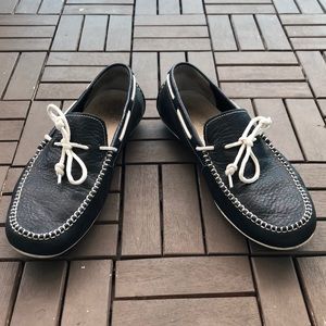 Cole Haan Men’s Grant Slip On Loafer Black/White